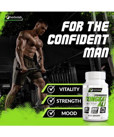 Tongkat Ali for Men - 200:1 Root Supplement 1200mg Eurycomanone 30 Day Supply Longjack Extract Capsules | Enhance Stamina & Vitality - Buy Online on GoSupps.com