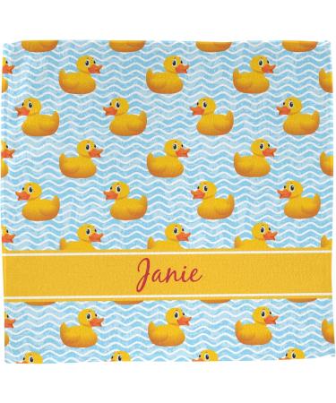 Personalized Rubber Duckie Washcloth | Custom Baby Gift | YouCustomizeIt - Worldwide Shipping - Buy Online on GoSupps.com