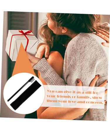 FOMIYES 1 Set Eyelash Comb Metal Brow Lash Makeup Brush Brow Makeup Brush Brow Brush with Bag Brow Spoolie Brush Eyebrow Comb Brush The Lash Tool Steel Needle Girl Wooden Handle Metal Comb 15x1.8cm Black - Buy Online on GoSupps.com