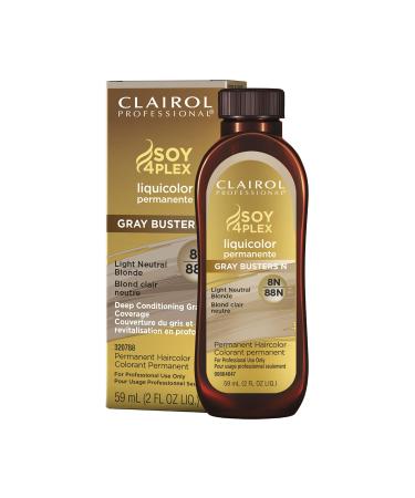 Clairol Professional Permanent Liquicolor for Blonde Hair Color 8n Light Neutral Blonde