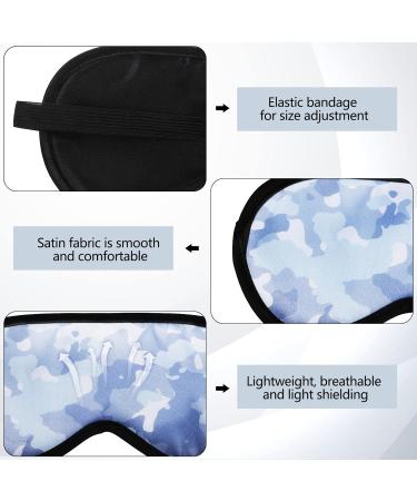 6-Pack Kids Camo Sleep Mask - Soft Satin Eye Cover for Boys | Adjustable Straps, Light Blocking, 6 Camouflage Styles - Buy Online on GoSupps.com