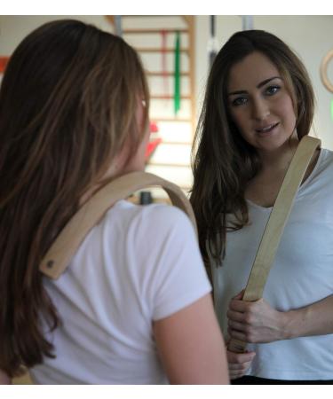 MassageFee Wooden Back Massager & Trigger Point Relief | International Shipping Available - Buy Online on GoSupps.com