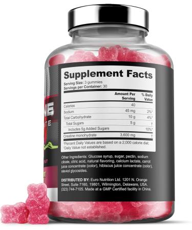 Muscle Gummy Bundle - Creatine Monohydrate Gummies & Testo Gummies for Men - Advanced Bundle - Buy Online on GoSupps.com