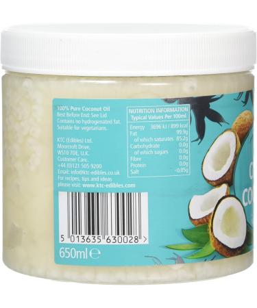 KTC Coconut Cooking Oil 650ml - Buy Online on GoSupps.com
