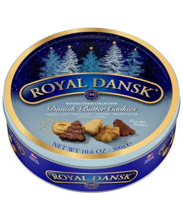 Zamfoods Royal DansK The Original Danish Recipe Assortment of Danish Chocolate Butter Biscuits 300g (474g) Perfect Christmas Gift for Friends and Family Gift Set for Women Men and