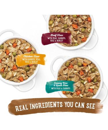 Purina Beneful Prepared Meals Adult Wet Dog Food Variety Pack - 10 oz, Beef - Pack of 12 - Buy Online on GoSupps.com