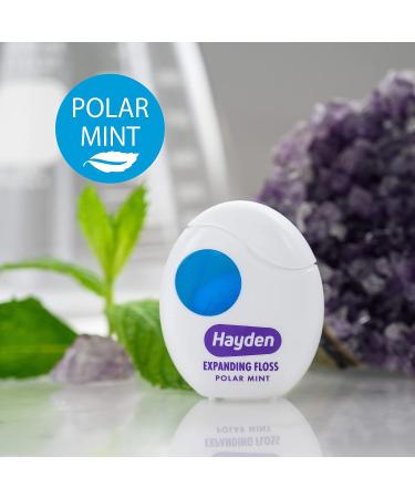 6-Pack Hayden Clean+ Dental Floss | Polar Mint with Anti Tartar Actives | Gentle Care | 30 Yards - Buy Online on GoSupps.com