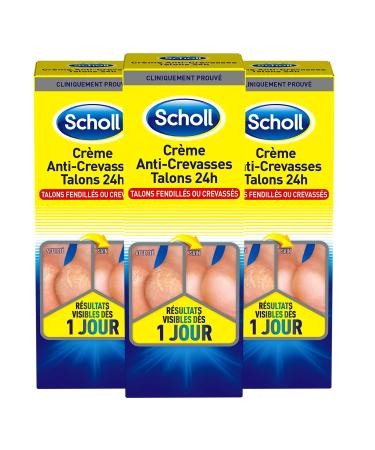 SCHOLL 3 creams against cracks 24 hours 60 ml (pack of 3)
