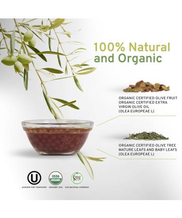 Organic Olive Leaf Extract Capsules, PowerUp Pearls by OLIVIE, Antioxidant Polyphenols Supplement, Olive Oil Scrub for Skin, Immune Support, 340g 340 grams - Buy Online on GoSupps.com