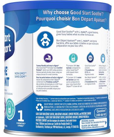 GOOD START SOOTHE Baby Formula Powder 0+ months 340g Packaging May Vary 340 g (Pack of 1) - Buy Online on GoSupps.com