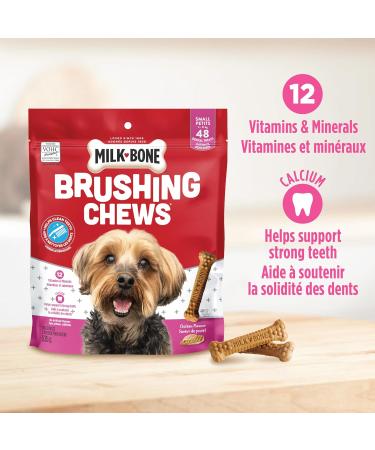 Milk-Bone Brushing Chews Dental Treats for Small Dogs Daily Oral Care 48 Treats 48 Treats Small Dog - Buy Online on GoSupps.com