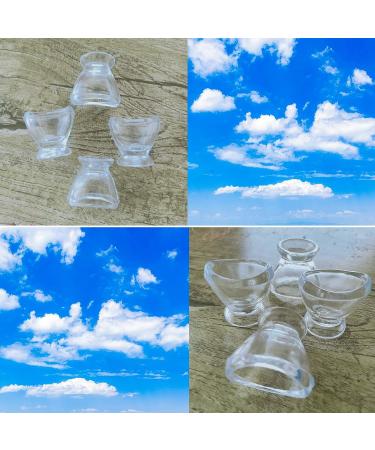 GNEGKLEAN Eye Wash Bath Kit - Glass Eye Cup & Silicone Eye Cups for Effective Eye Cleansing | 1pc Set - Buy Online on GoSupps.com