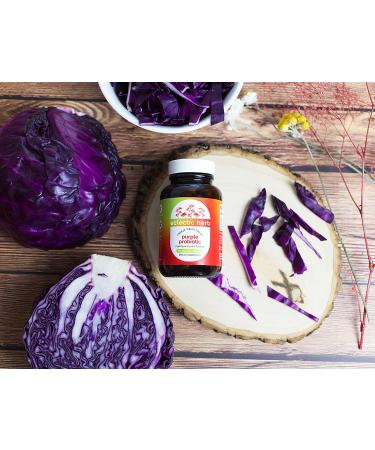 Eclectic Institute Raw Fresh Freeze-Dried Purple Probiotic 300mg - 90 Capsules for Optimal Gut Health - Buy Online on GoSupps.com