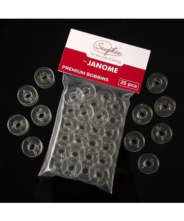 25pcs Bobbins for Janome, Brother, Kenmore, Elna Sewing Machines (Class 15) - Sewphee - Buy Online on GoSupps.com