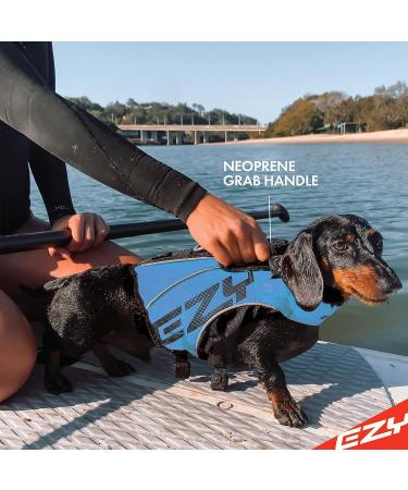 EzyDog DFD X2 Boost Dog Flotation Device - Adjustable Swim Life Jacket with Reflective Trim - Medium Red - Buy Online on GoSupps.com