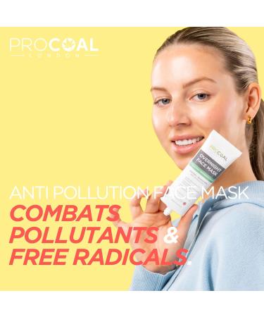 Overnight Face Mask Moisturizing & AntiPollution Sleeping Mask with 70ml from PROCOAL Infused with Haritaki Vitamin E and NMF Ideal for Men and Women Cruelty Free Made in UK - Buy Online on GoSupps.com
