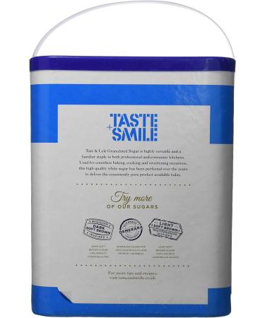 Tate and Lyle Sugars Granulated Pure Cane Sugar Drum with Handle 3 kg - Buy Online on GoSupps.com