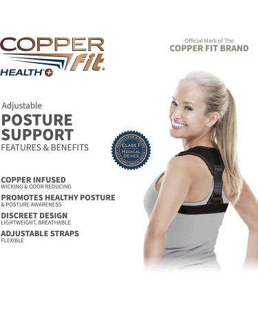 Copper Fit Health Unisex Posture Support - Adjustable Brace for Improved Posture - Buy Online on GoSupps.com