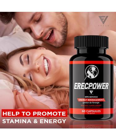 (2 Pack) Erec Power Capsules ErecPower Maximum Strength Male Energy Performance Support Supplement Erec Power High Performance pour les capsules de suppl ment masculin du Canada (120 Capsules) - Buy Online on GoSupps.com