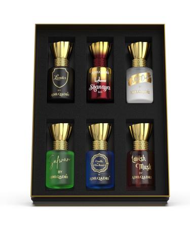 Adilqadri Assorted Luxury Alcohol Free Long Lasting Roll-on Attar Perfume Gift Set for Unisex Alcohol-free for All Occasions (6 Ml/0.2 Fl Oz Each) - Buy Online on GoSupps.com