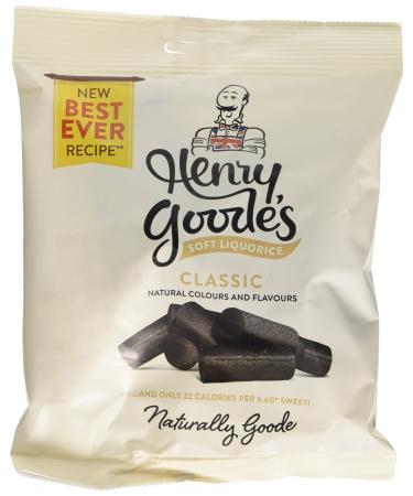 Barratts Sweets 12 Bags (Henry Goode Soft Eating Liquorice 12 x 140g)