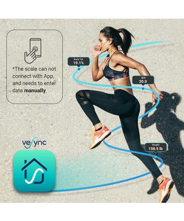 Etekcity Digital Bathroom Scale | Step-On Technology | 400 lb Capacity | Black Color - Buy Online on GoSupps.com