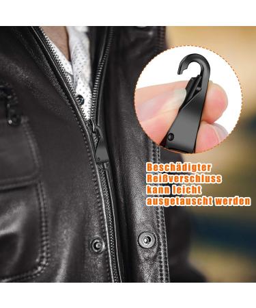 Homgaty 20-Piece Zipper Pull Set | Metal Zipper Repair & Replacement for Suitcases Coats Boots Jackets & Backpacks - International Shipping Available - Buy Online on GoSupps.com