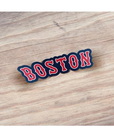 Boston Red Sox 2009 Wordmark Logo Bumper Sticker Decal - 6'' X 2 - Buy Online on GoSupps.com