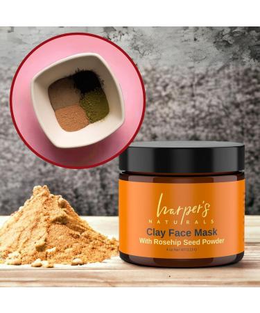 Harper's Naturals Clay Face Mask | Organic Skincare for All Skin Types - International Shipping - Buy Online on GoSupps.com
