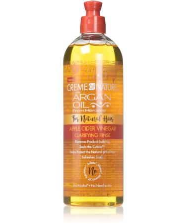 Creme of Nature with Argan Apple Cider Vinegar Clarifying Rinse  15.5 Ounce (Pack of 1)