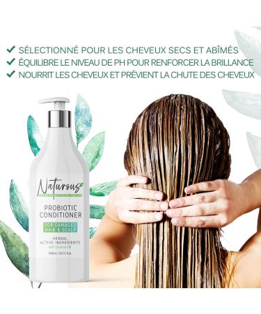 Natural After Keratin Coconut Oil Conditioner Organic Paraben & Sulfate Free Anti-Frizz 51 oz Repair & Nourish Damaged Hair Post Color - Buy Online on GoSupps.com