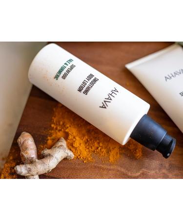 AHAVA Kale Turmeric & Dead Sea Minerals Anti Aging Body Lotion 8.5 fl. oz. - Vegan Formula for Dry Skin - Buy Online on GoSupps.com