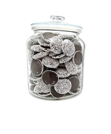 LaetaFood White Nonpareils Dark Chocolate Candy Bulk - 2lb Bag - Buy Online on GoSupps.com
