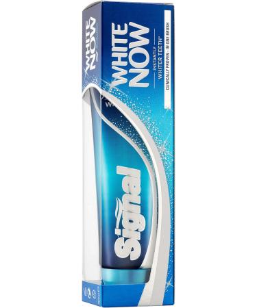 White Now Original Stain Removal Toothpaste for Instant Teeth Whitening and Long-Lasting Fresh Breath Oral Care and Hygiene for a Healthy Mouth (75ml) - Buy Online on GoSupps.com