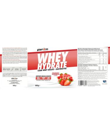 Per4m Whey Hydrate (900g) Melon d'eau aux fraises - Prot ines - Prot ines claires - Buy Online on GoSupps.com