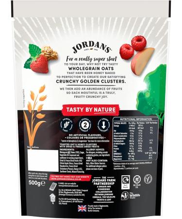 Jordans Granola Super Fruity | Breakfast Cereal | High Fibre | 4 PACKS of 500g FRUITY 500G (Pack of 4) - Buy Online on GoSupps.com
