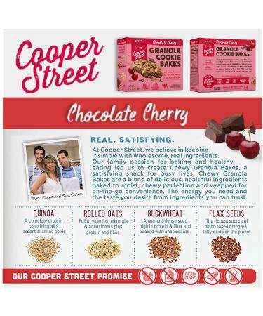 Cooper Street Cookies Chewy Granola Bakes Chocolate Cherry 48 Count - Pack of 1 - Buy Online on GoSupps.com