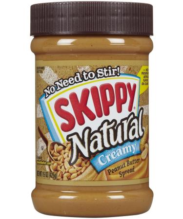 Skippy Natural Creamy Peanut Butter 425g