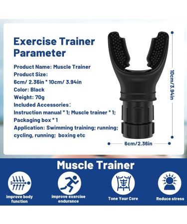 Portable Silicone Breathe Trainer - Adjustable Oxy-Fit Exercise Device for Strength & Endurance - Easy to Clean | International Shipping - Buy Online on GoSupps.com