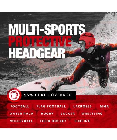 GAMEBREAKER Multi-Sport Soft Shell Protective Headgear Black X-Large - Buy Online on GoSupps.com