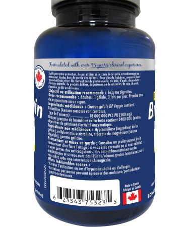 Naka Platinum Bromelain Extra Strength 500mg Delayed Release Digestive Enzyme for Men & Women from Pineapple Made in Canada (75 caps) 75 count (Pack of 1) - Buy Online on GoSupps.com