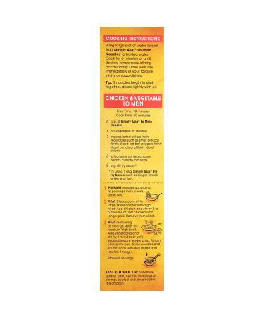 Simply Asia Chinese Style Lo Mein Noodles 14 oz - Pack of 6 - Buy Online on GoSupps.com