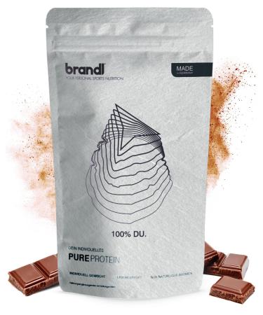 Brandl vegan protein 4K |Vegetable protein powder without artificial sweeteners |Protein powder lactose -free |Vegan's protein powder (Chocolate Wonder 1000g) chocolate 1000 g