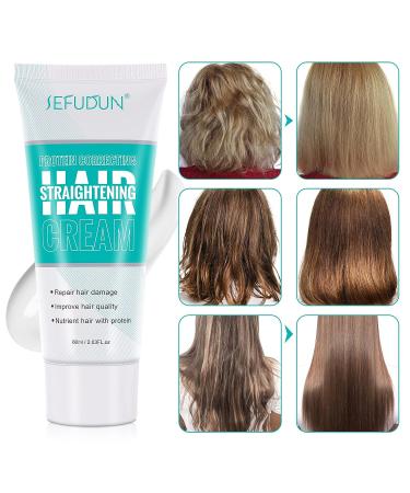 Silk & Gloss Hair Straightening Cream - Protein Correcting Formula for Men & Women - Buy Online on GoSupps.com
