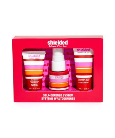 Self-Defense System: Face The Day Purifying Mist Self Defense Moisturizer & Hand & Body Shield Purifying Lotion 3-Piece Set