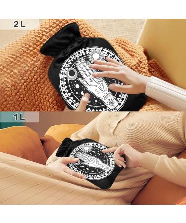 Astrology Hot Water Bottle 2L - BAP-Free Large Bag for Pain Relief & Hot/Cold Compress | Comfort & Wellness - Buy Online on GoSupps.com
