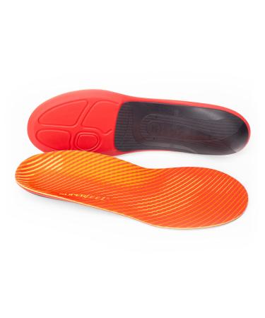 Superfeet Run Pain Relief - Foam and Carbon Fiber Shoe Insoles - Arch Support for Plantar Fasciitis - 7.5-9 Men / 8.5-10 Women Tangerine 7.5-9 Men / 8.5-10 Women