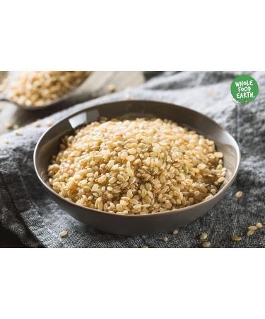 Wholefood Earth Organic Short Grain Brown Rice 500g - GMO Free, Vegan, Fibre-Rich, Certified Organic - Buy Online on GoSupps.com
