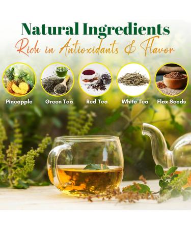 GN + VIDA Pinalim Tea | Detox Tea | Pineapple Based Tea Containing Red Tea Green Tea White Tea and Senna Leaf | Thermogenic Effect | Twin Pack (2 x 30 Tea Bags) - Buy Online on GoSupps.com