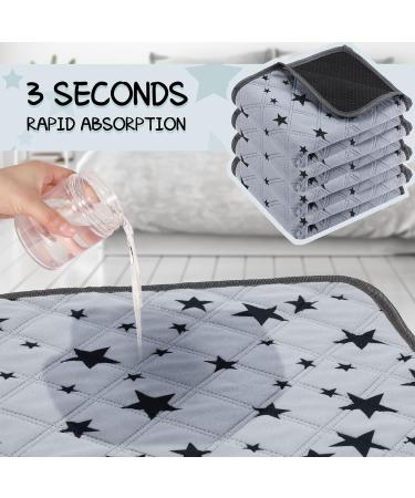 Namalu 4-Pack Reusable Training Pads for Dogs & Guinea Pigs - Absorbent Slipproof Star Pattern (70 x 105 cm) - Ideal for Pet Urine & Messes - Buy Online on GoSupps.com